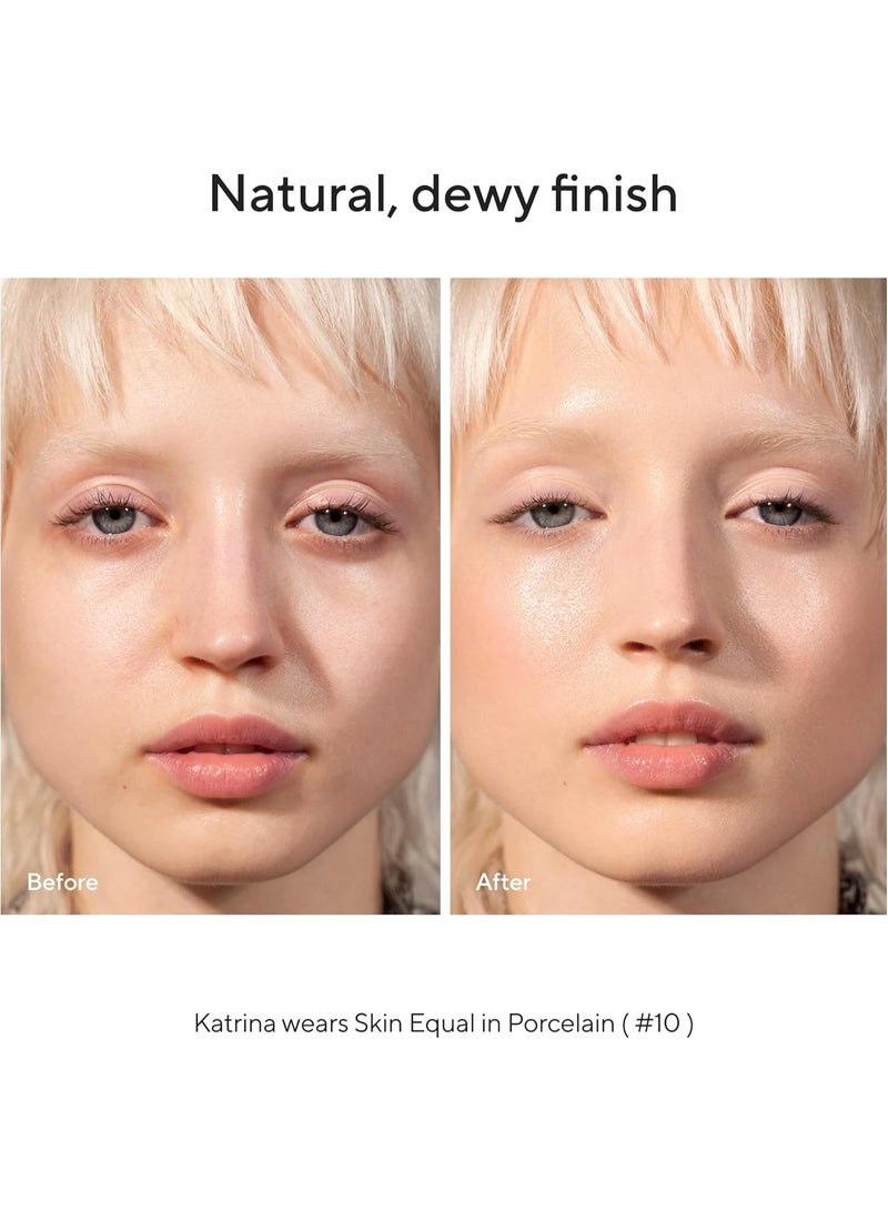 MÁDARA Organic Skincare | Skin Equal Soft Glow Foundation SPF20 PORCELAIN IVORY 10-30ml, Mineral foundation with hyaluronic acid, Buildable medium coverage, Dewy foundation, Vegan, COSMOS certified - Image 3
